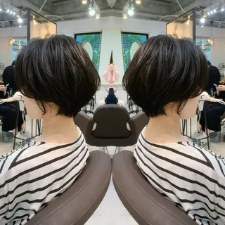 ショート カラー 前田 健太のヘアスタイル