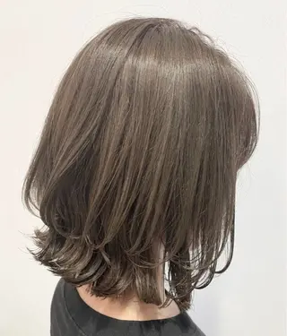 ミディアム カラー ディレクター ノナカのヘアスタイル
