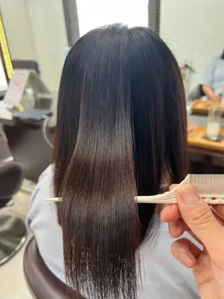 セミロング カラー 【髪質改善×カラー】 QUALIS沓掛貴浩のヘアスタイル