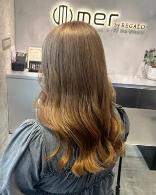 セミロング カラー 🪄くすみカラー❇️ 名塚比奈乃🪄のヘアスタイル