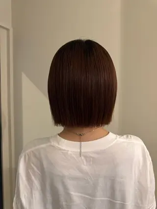 ミディアム 内沼 恵留菜のヘアスタイル