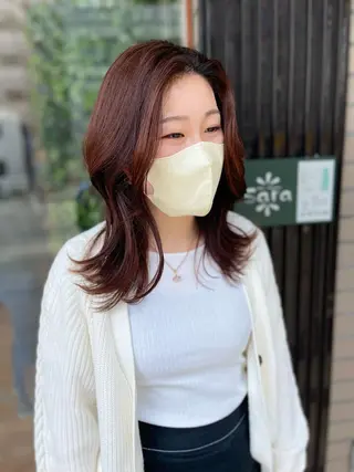 ロング 🇰🇷韓国ヘア 🇰🇷ナミユウのヘアスタイル