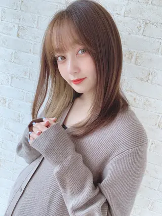 ロング カラー 個室サロンLOUIMADNA栄店所属・髪質改善美容師 個室サロン白金厚哉のヘアスタイル