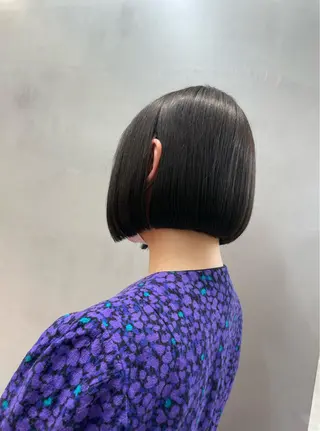 ショート Misaki /ボブ/縮毛矯正のヘアスタイル