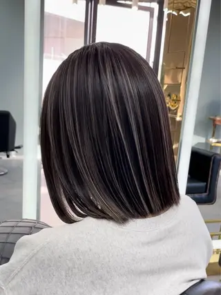 ミディアム senjyu GINZA所属・バレイヤージュ/ハイ ライト/庄司鉄平のヘアスタイル