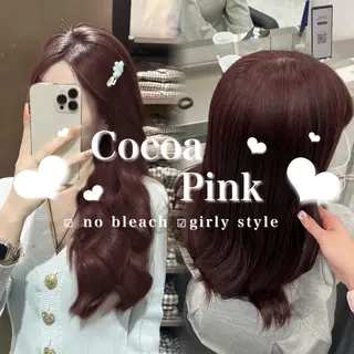 ロング カラー ヘアアレンジ 🫧🎀うる艶暖色 🏹Nanako🎀のヘアスタイル