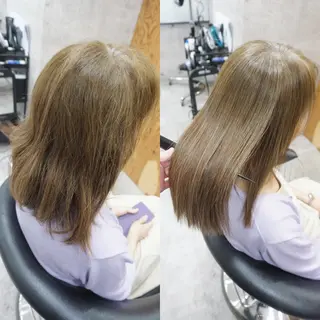 ミディアム hair teria ryu 大塚のヘアスタイル