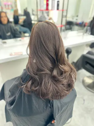 ロング カラー パーマ ヘアアレンジ メンズ キッズ ♥️韓国ヘア レイヤー♥️ゆりのヘアスタイル