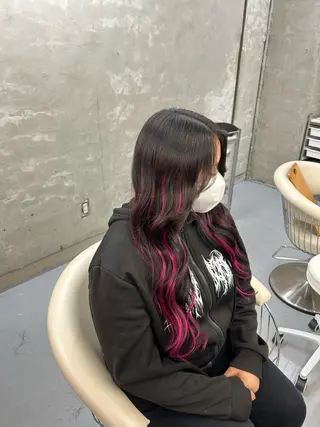 punel原宿所属・ダメージレスカラー /ひなののヘアスタイル