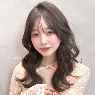 ミディアム Unami shibuya所属・Unami 渋谷 Mayukiのヘアスタイル