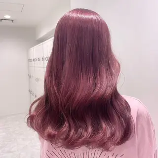 ミディアム ❤︎ワンホンガーリー なハイトーンヘア❤︎のヘアスタイル
