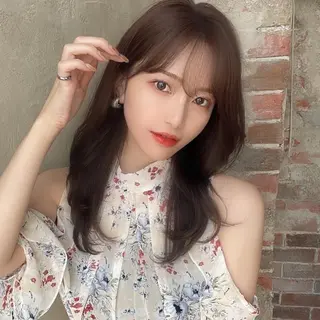 セミロング モテ髪🤍こなれヘア 藤山裕大のヘアスタイル