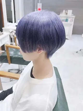 ショート カラー ヘアアレンジ メンズ 𝐑𝐈𝐍𝐊𝐀 🐣🩷のヘアスタイル