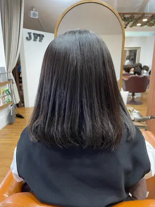 セミロング 美容室 Jフィドルファドル所属・わきた かずなのヘアスタイル