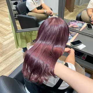 ロング 高木 彩愛のヘアスタイル