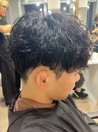 パーマ メンズ 原宿 フェザーパーマ fifth イノウエのヘアスタイル