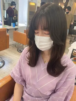 セミロング 橋口 亮平のヘアスタイル
