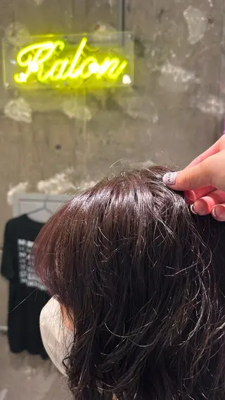 カラー 個性派ネイル シノのネイルデザイン