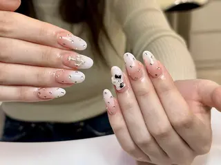 ショート トゥー フエンのネイルデザイン