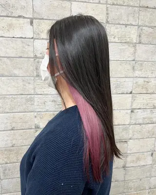 ロング 橋本 桂のヘアスタイル