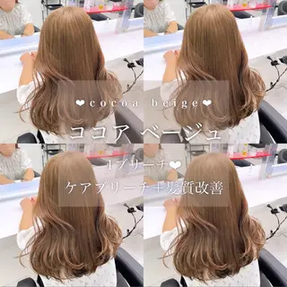 ロング カラー ヘアアレンジ 𝘳𝘺𝘰𝘬𝘢 髪質改善／ブリーチのヘアスタイル