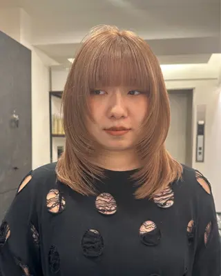 ミディアム カラー 銀座/ヘアセット シマムラ ミホのヘアスタイル