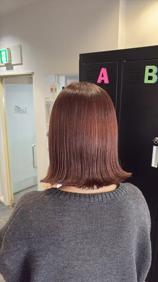 ミディアム 坂 美来乃のヘアスタイル