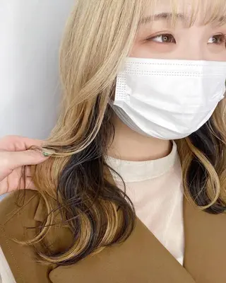 セミロング カラー 透明感カラー/ 髪質改善/サクラ🌸のヘアスタイル