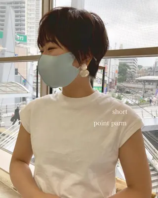 ショート パーマ 初めてのショート お任せください✂️のヘアスタイル