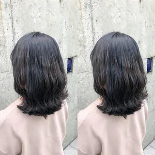 ミディアム カラー ヘアアレンジ メンズ キッズ 💟Chloe原宿店 🩶ハイトーンのヘアスタイル