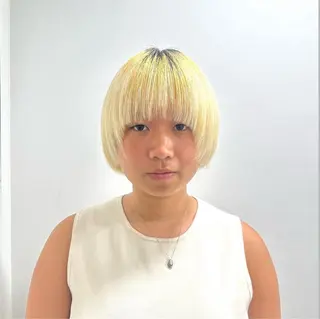 ショート 🫧RYOグレージュ /透け感カラー🫧のヘアスタイル