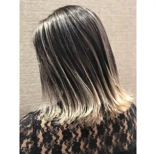 ミディアム カラー ヘアアレンジ アンドウ ユウ/ レイヤーカット/韓国のヘアスタイル