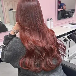 ロング カラー みう/仙台/暖色/ 艶髪/顔周りカット/のヘアスタイル