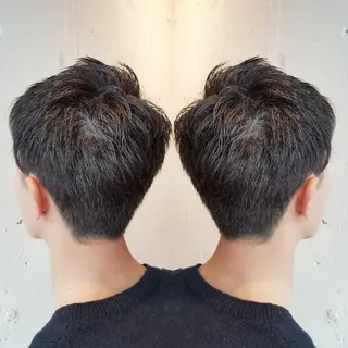 ショート メンズ あらき ちさとのヘアスタイル