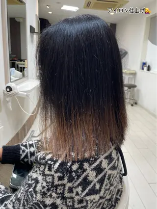 ミディアム アミーベル🧸🧡 本店✂️しおりのヘアスタイル