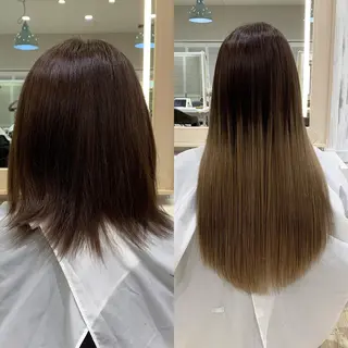 ロング カラー ヘアアレンジ マツエク・マツパ TATSUYA アートディレクターのヘアスタイル