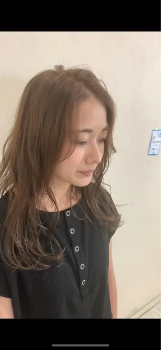 セミロング 本田 卓也のヘアスタイル