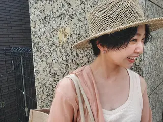 ショート カラー オリーブ透明感カラー 表参道/MIKUのヘアスタイル