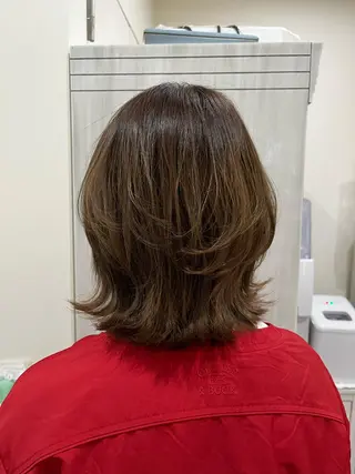 ミディアム MOE🐈‍⬛🎀 エクステ/ワンホンのヘアスタイル