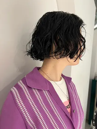 ショート パーマ 丹治 一輝ボブ/ショートのヘアスタイル