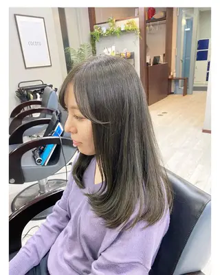 セミロング カラー cocoru所属・＊横浜駅＊ 金子 誠也のヘアスタイル