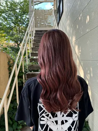 ロング ルプラボウ／艶カラー ／髪質改善／アサミのヘアスタイル