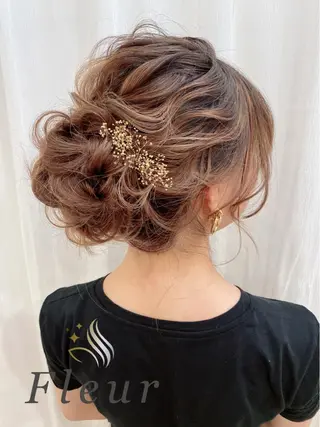 ロング ヘアアレンジ セットサロン      ラフテル所属・大阪/ヘアアレンジ /似合わせset💐のヘアスタイル