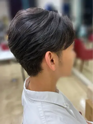 ショート メンズ ヘアアレンジ 裾カラー/Aya🥀のヘアスタイル