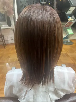 ミディアム グランクラブオブヘアー所属・Miyabi/ スパ/シェービングのヘアスタイル