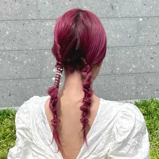ヘアアレンジ mio 🍒レイヤーカットのヘアスタイル