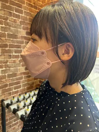 ショート カラー パーマ ヘアアレンジ メンズ キッズ ネイル マツエク・マツパ アイブロウ times salon名駅所属・久木原 ゆりのヘアスタイル