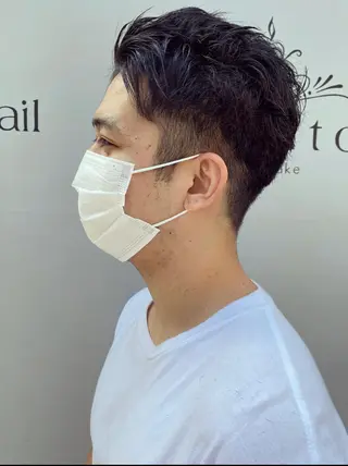 ショート パーマ メンズ HOODS所属・メンズ特化🔥木下 晃徳のヘアスタイル