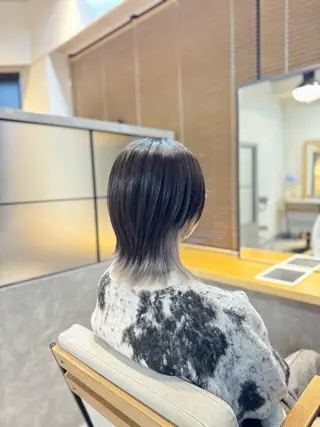 ショート カラー メンズ 似合わせ/ブリーチ/ 透明感/sanamiのヘアスタイル