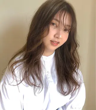 ロング カラー ヘアアレンジ 永井 亜実のヘアスタイル